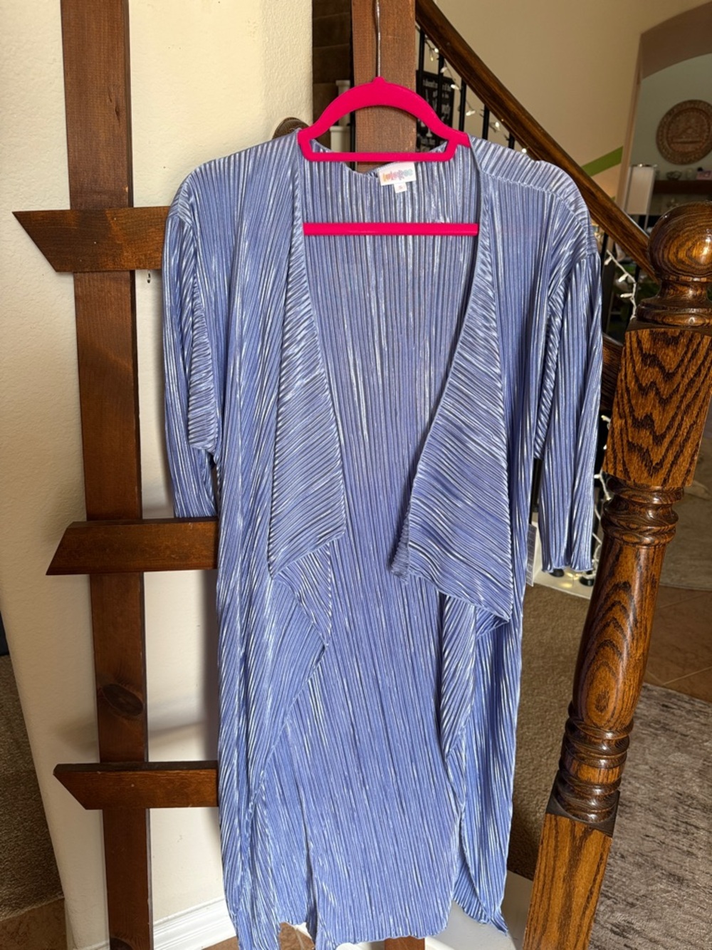LuLaRoe Blue Striped Women’s Swim Coverup
